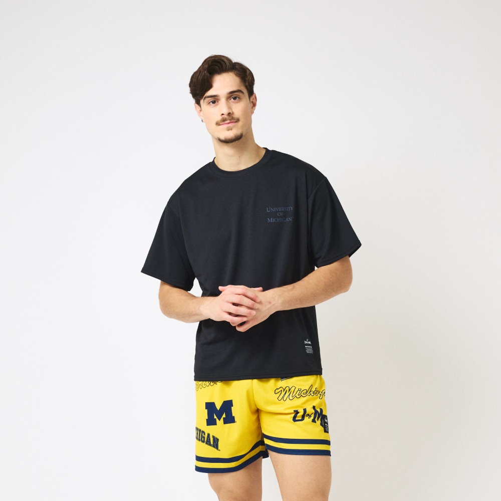 Tシャツ ミシガン M ロゴ バック SMT26028M【3カラー展開】