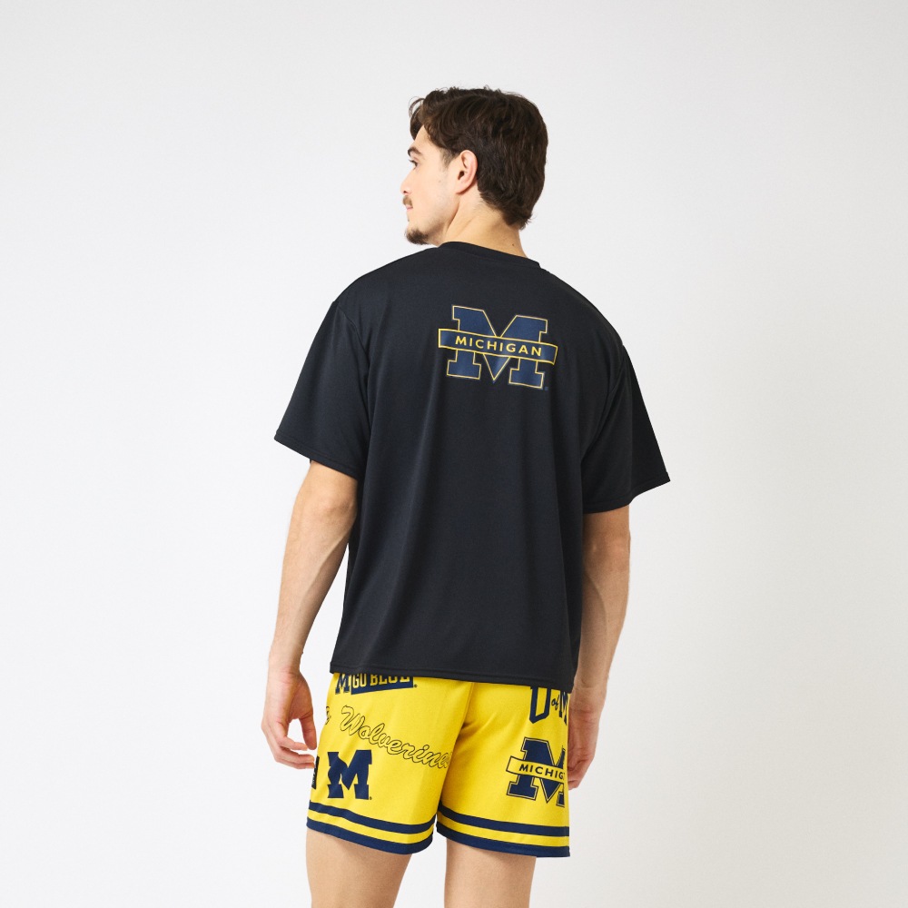 Tシャツ ミシガン M ロゴ バック SMT26028M【3カラー展開】