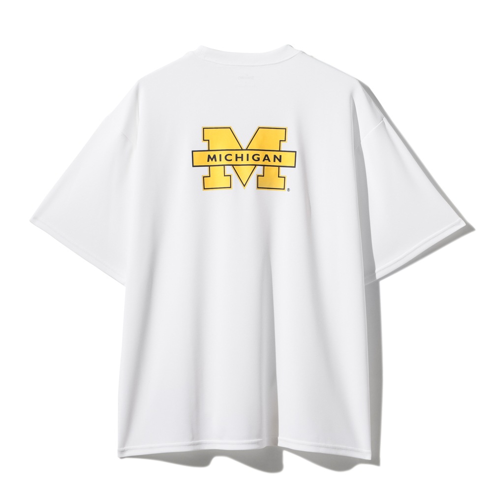 Tシャツ ミシガン M ロゴ バック SMT26028M【3カラー展開】