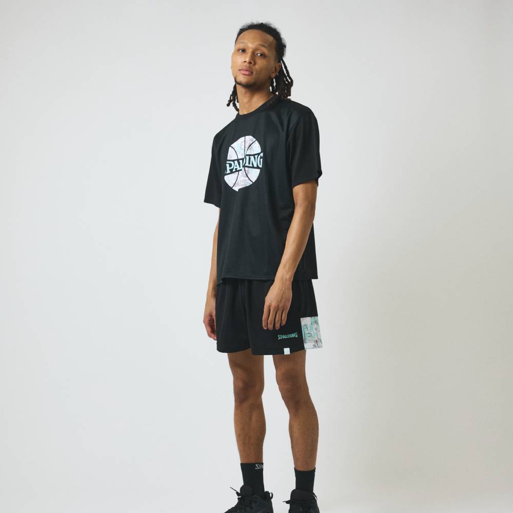 【6/26(金)発売】Tシャツ グラフィティ ボールプリント SMT26108【3カラー展開】