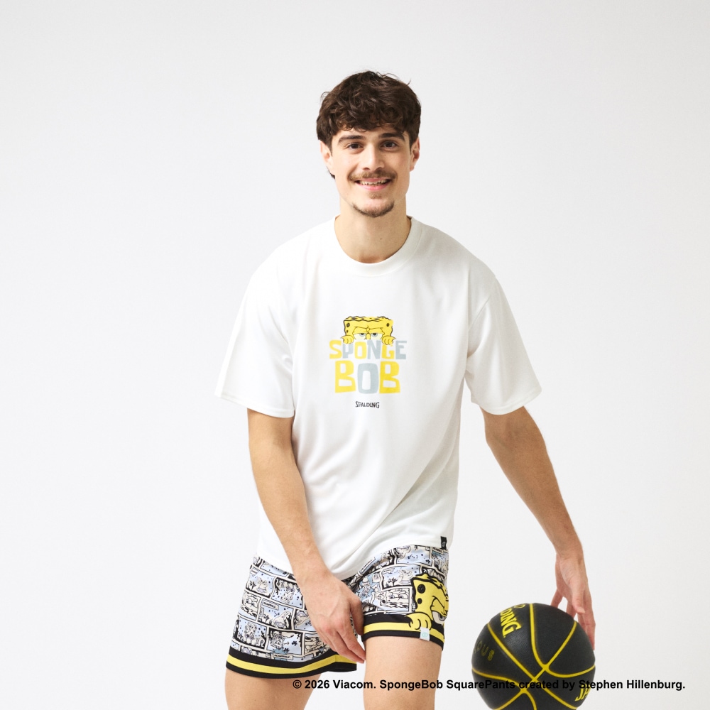 Tシャツ スポンジ･ボブ モノクローム SMT26032S【3カラー展開】