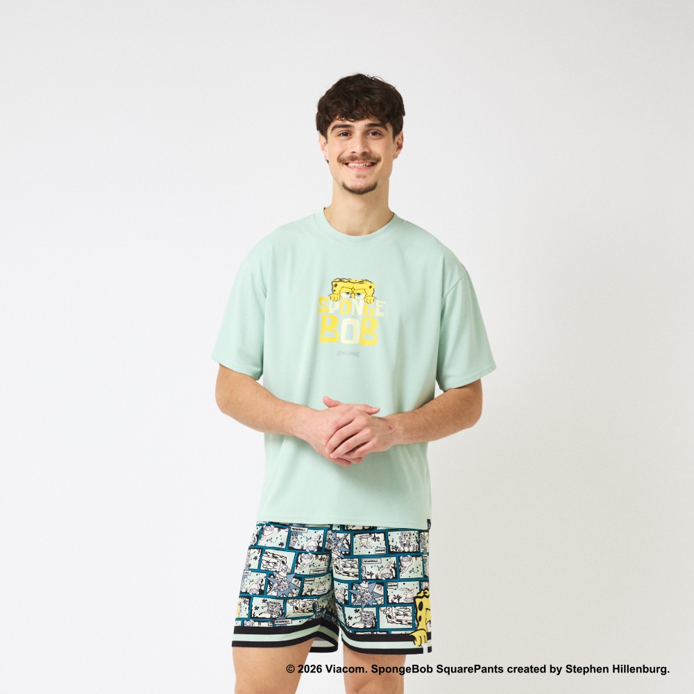 Tシャツ スポンジ･ボブ モノクローム SMT26032S【3カラー展開】