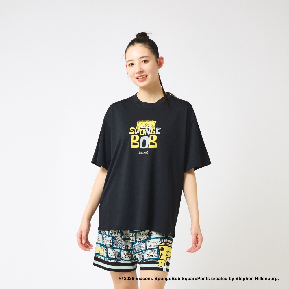 Tシャツ スポンジ･ボブ モノクローム SMT26032S【3カラー展開】