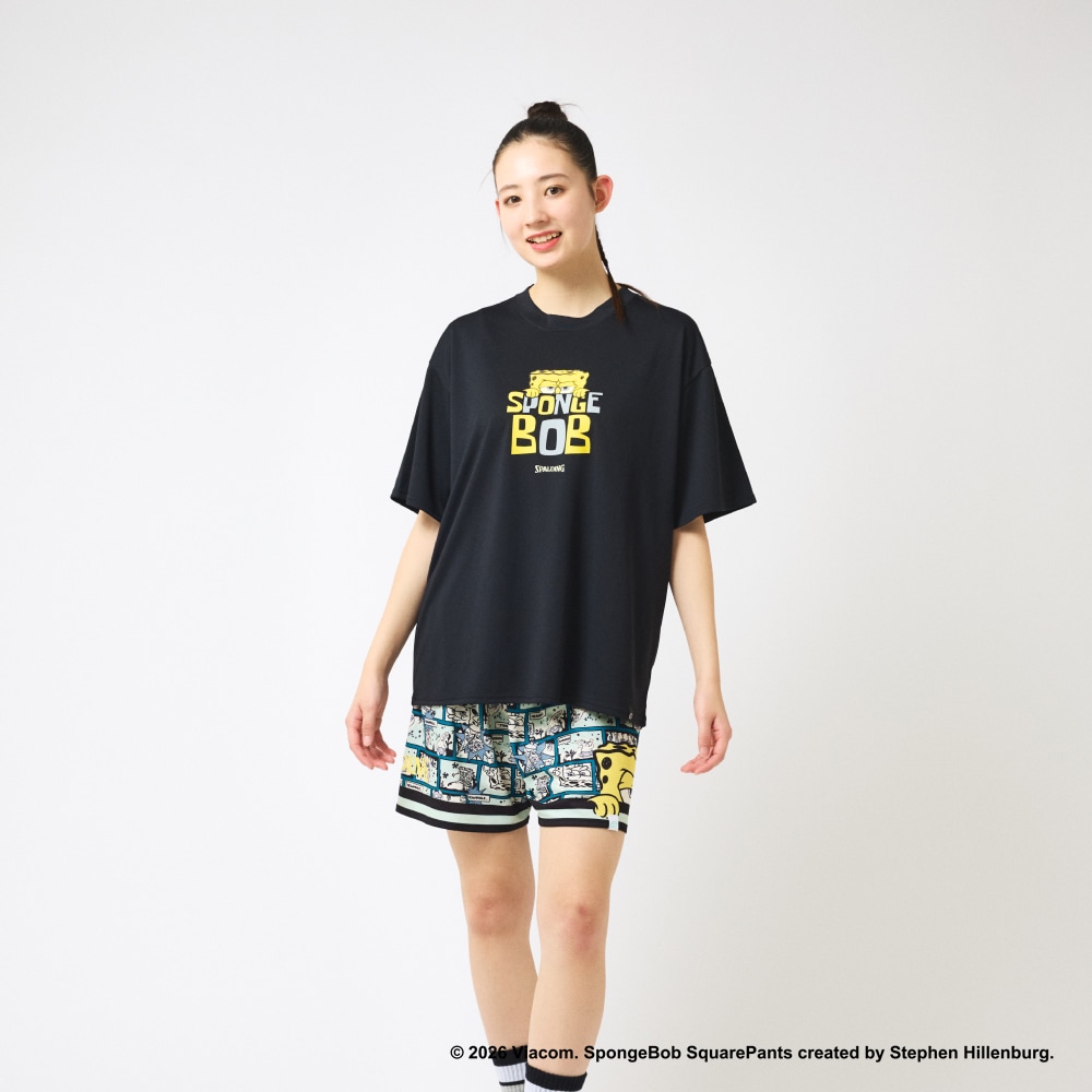 Tシャツ スポンジ･ボブ モノクローム SMT26032S【3カラー展開】