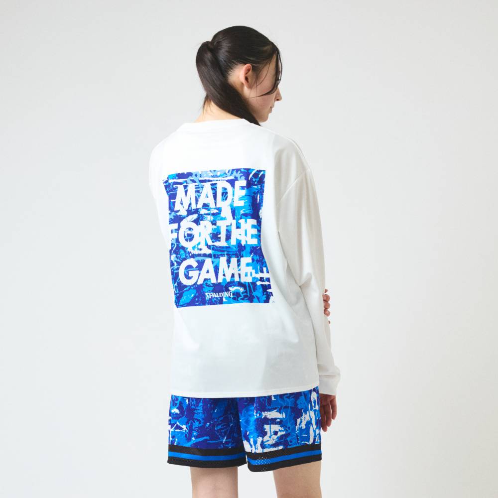 ロングスリーブTシャツ グラフィティ バックプリント SMT26111【3カラー展開】