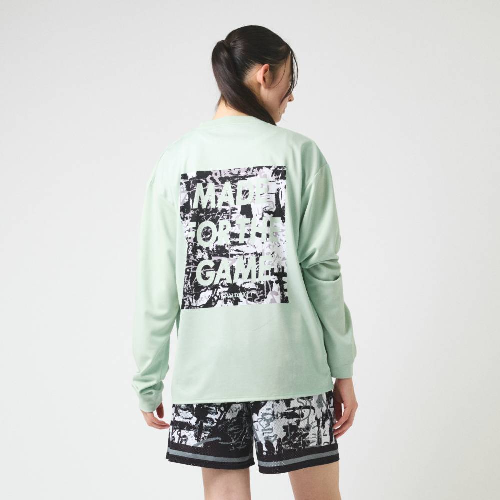 ロングスリーブTシャツ グラフィティ バックプリント SMT26111【3カラー展開】
