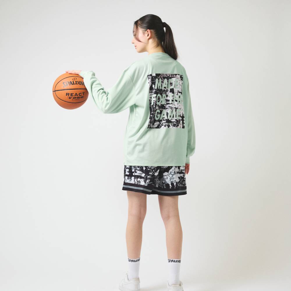 ロングスリーブTシャツ グラフィティ バックプリント SMT26111【3カラー展開】