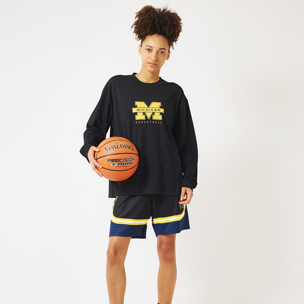 ロングスリーブTシャツ ミシガン バスケットボール SMT25141M【3カラー展開】