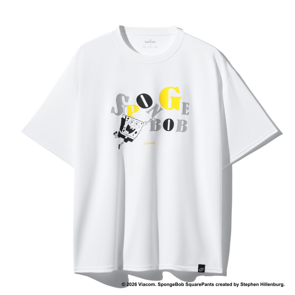 Tシャツ スポンジ・ボブ タイポグラフィ SMT26035S【3カラー展開】