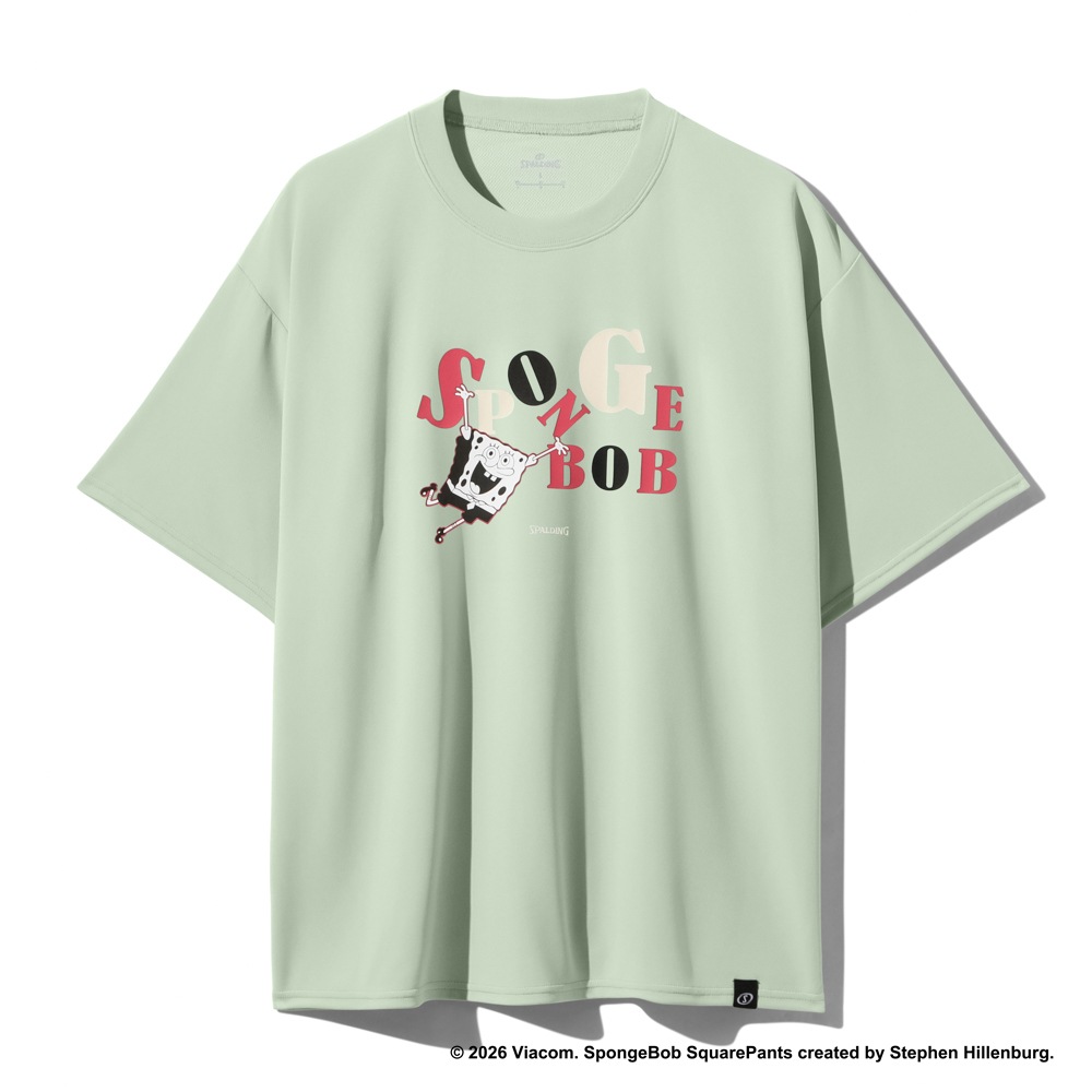 Tシャツ スポンジ・ボブ タイポグラフィ SMT26035S【3カラー展開】