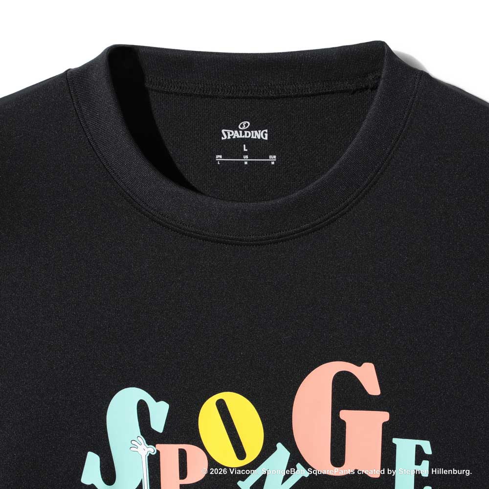Tシャツ スポンジ・ボブ タイポグラフィ SMT26035S【3カラー展開】