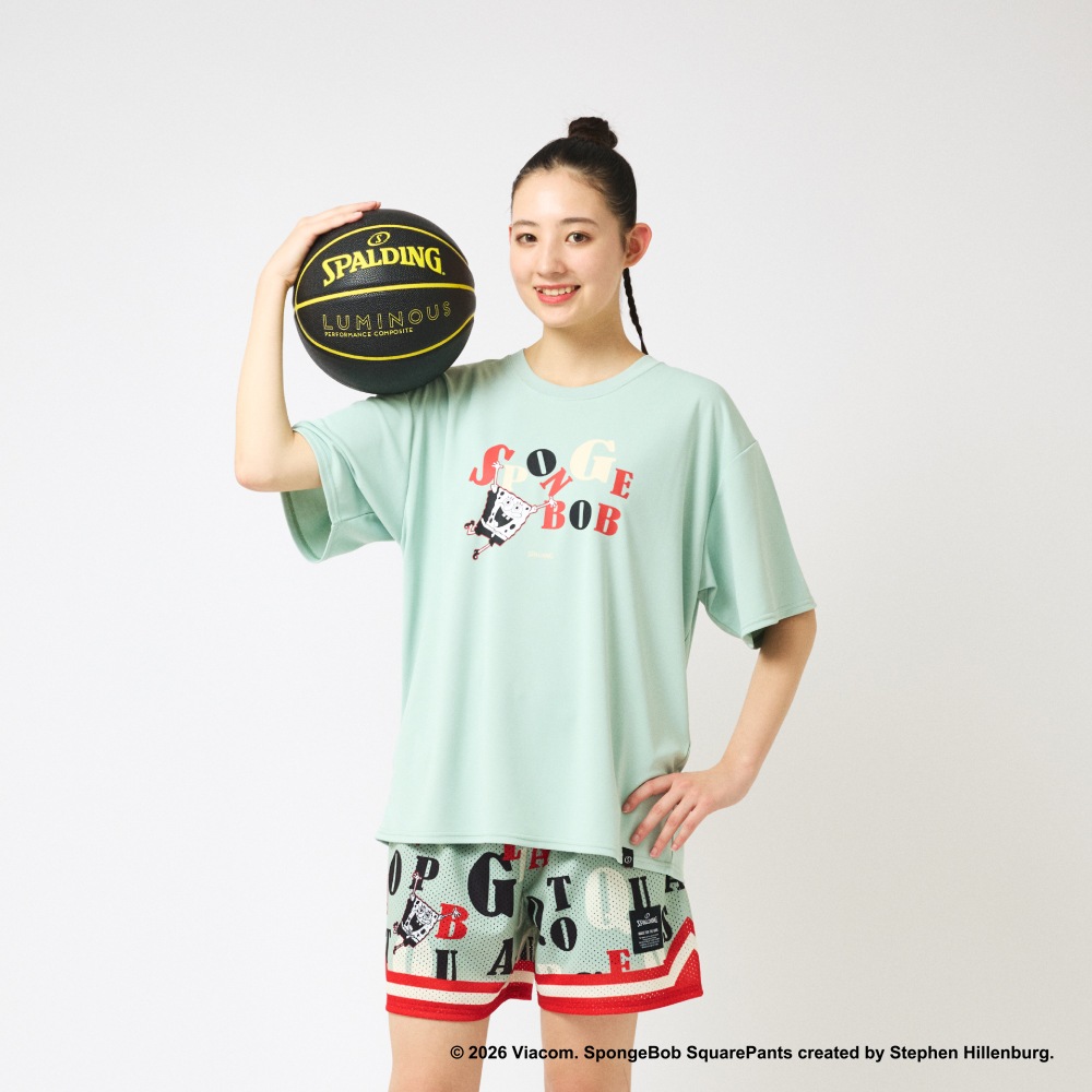 Tシャツ スポンジ・ボブ タイポグラフィ SMT26035S【3カラー展開】