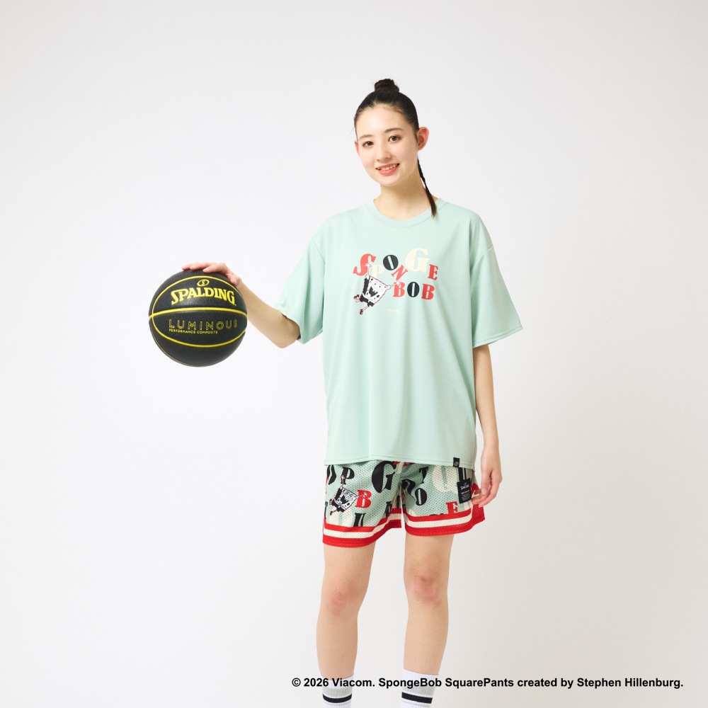 Tシャツ スポンジ・ボブ タイポグラフィ SMT26035S【3カラー展開】