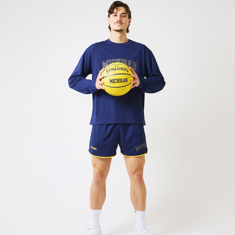 プラクティスパンツ ミシガン アーチロゴ ヘム SMP25143M【3カラー展開】