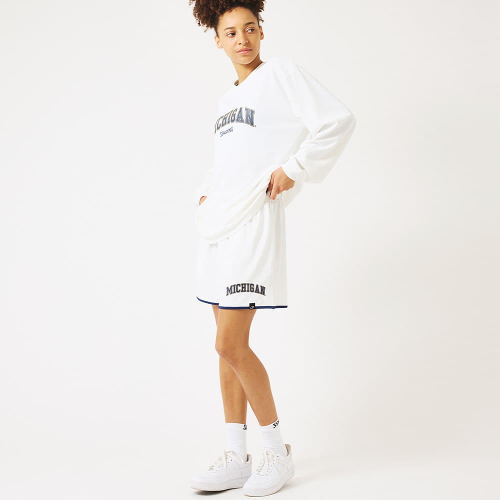 プラクティスパンツ ミシガン アーチロゴ ヘム SMP25143M【3カラー展開】