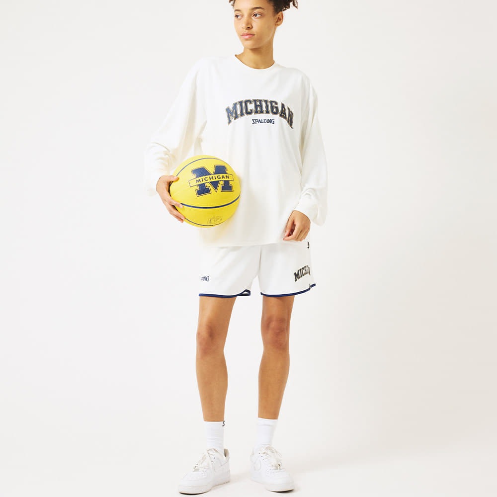 プラクティスパンツ ミシガン アーチロゴ ヘム SMP25143M【3カラー展開】