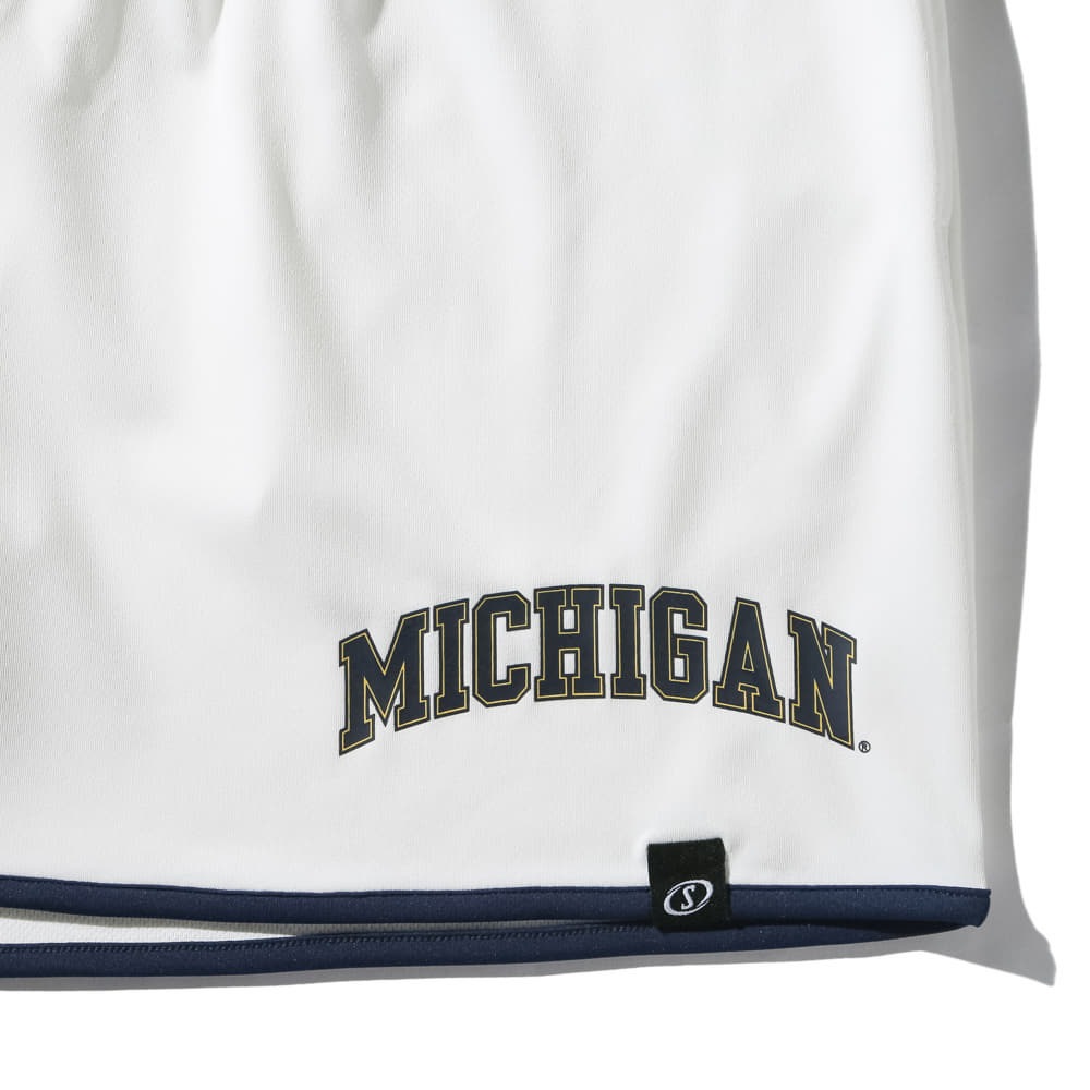 プラクティスパンツ ミシガン アーチロゴ ヘム SMP25143M【3カラー展開】