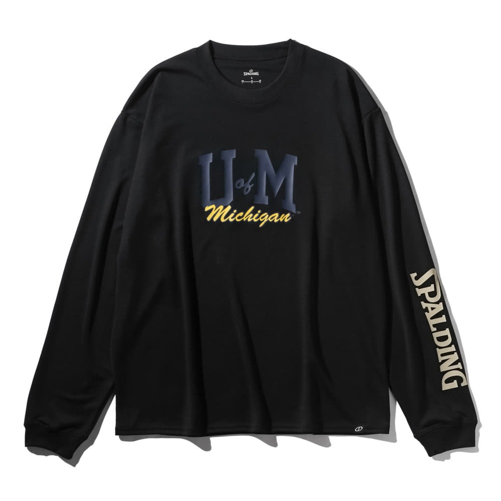 ロングスリーブTシャツ ミシガン ＵオブMスリーブロゴ SMT25144M【3カラー展開】