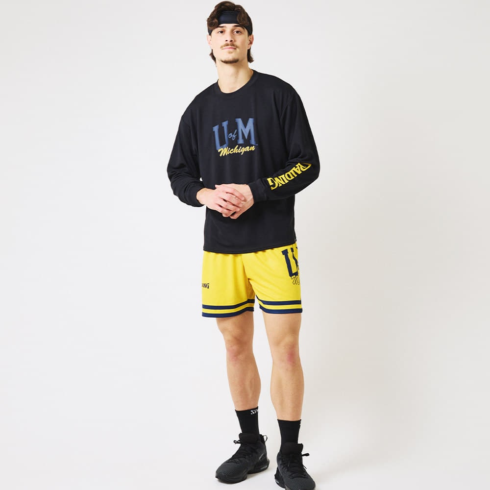 ジャージーショーツ ミシガン UオブMロゴ サイド SMP25145M【3カラー展開】