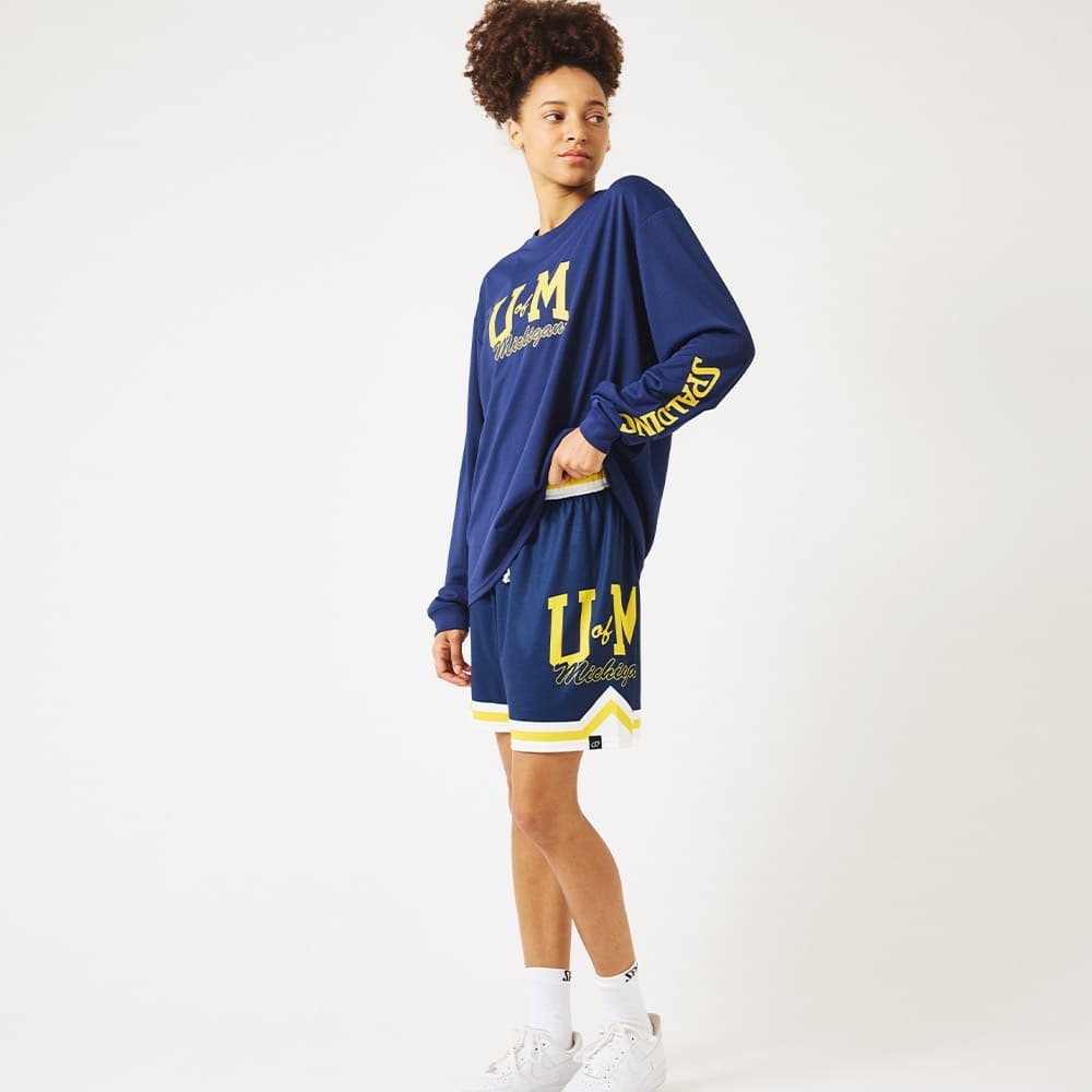 ジャージーショーツ ミシガン UオブMロゴ サイド SMP25145M【3カラー展開】