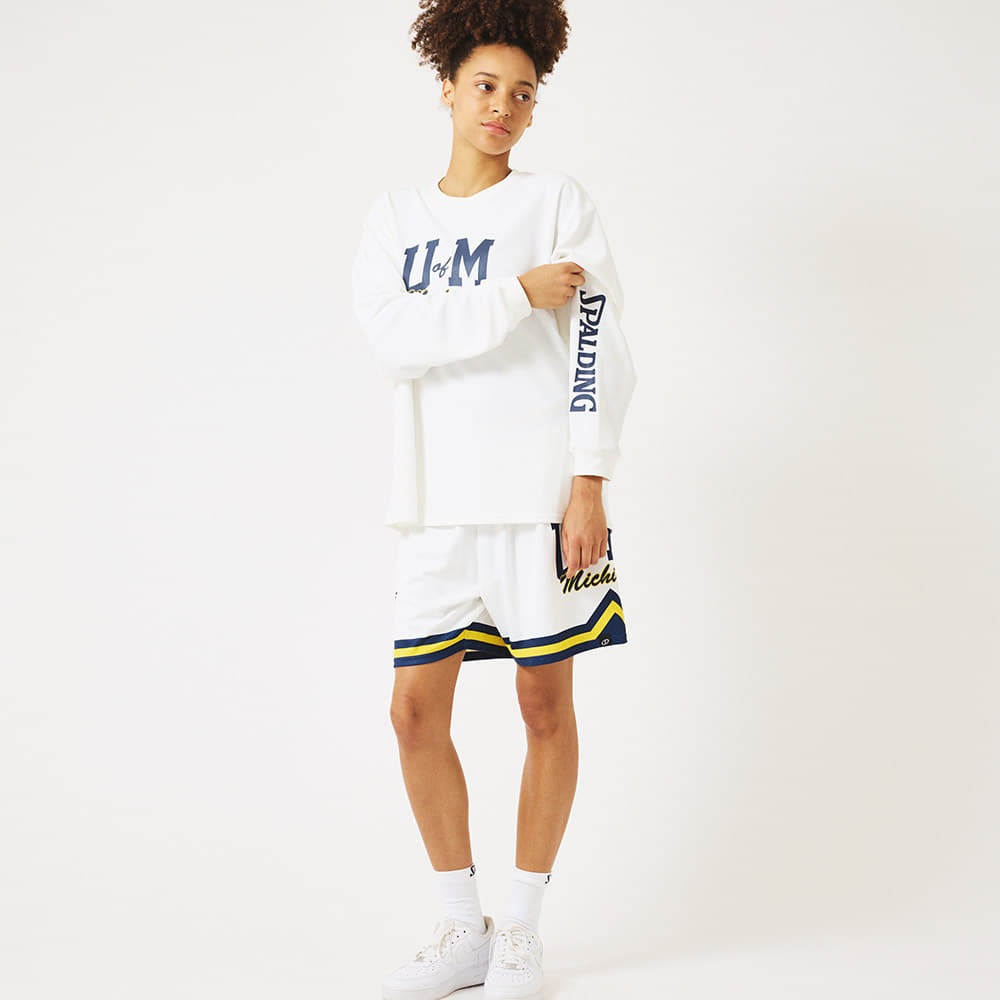 ジャージーショーツ ミシガン UオブMロゴ サイド SMP25145M【3カラー展開】