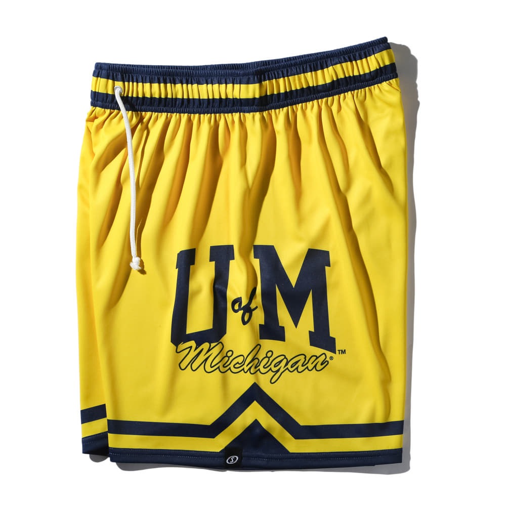 ジャージーショーツ ミシガン UオブMロゴ サイド SMP25145M【3カラー展開】