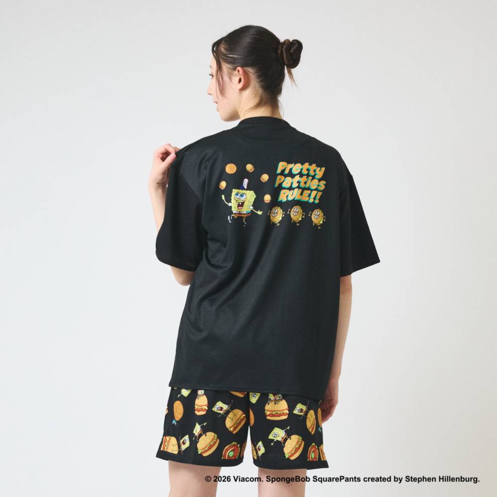 【6/26(金)発売】Tシャツ スポンジ･ボブ プリティ パティーズ ルール SMT26126S【3カラー展開】