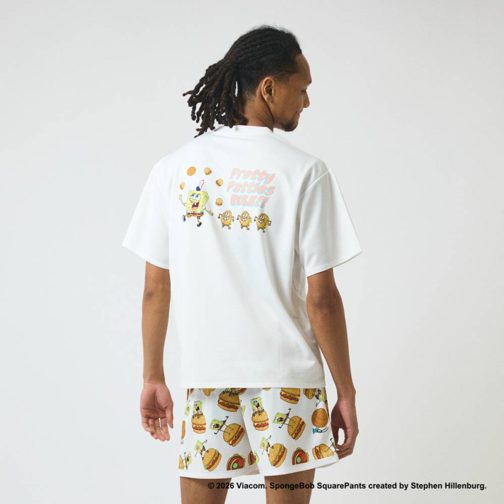 【6/26(金)発売】Tシャツ スポンジ･ボブ プリティ パティーズ ルール SMT26126S【3カラー展開】