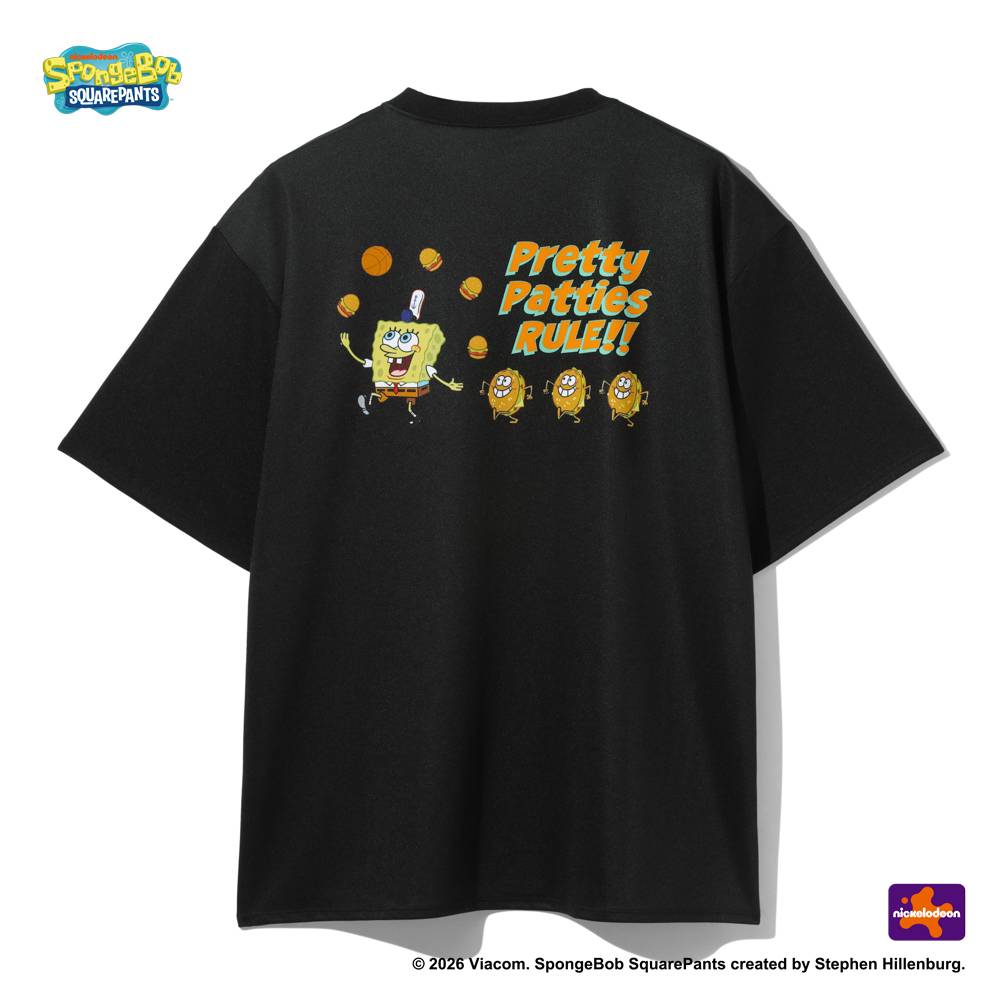 【6/26(金)発売】Tシャツ スポンジ･ボブ プリティ パティーズ ルール SMT26126S【3カラー展開】
