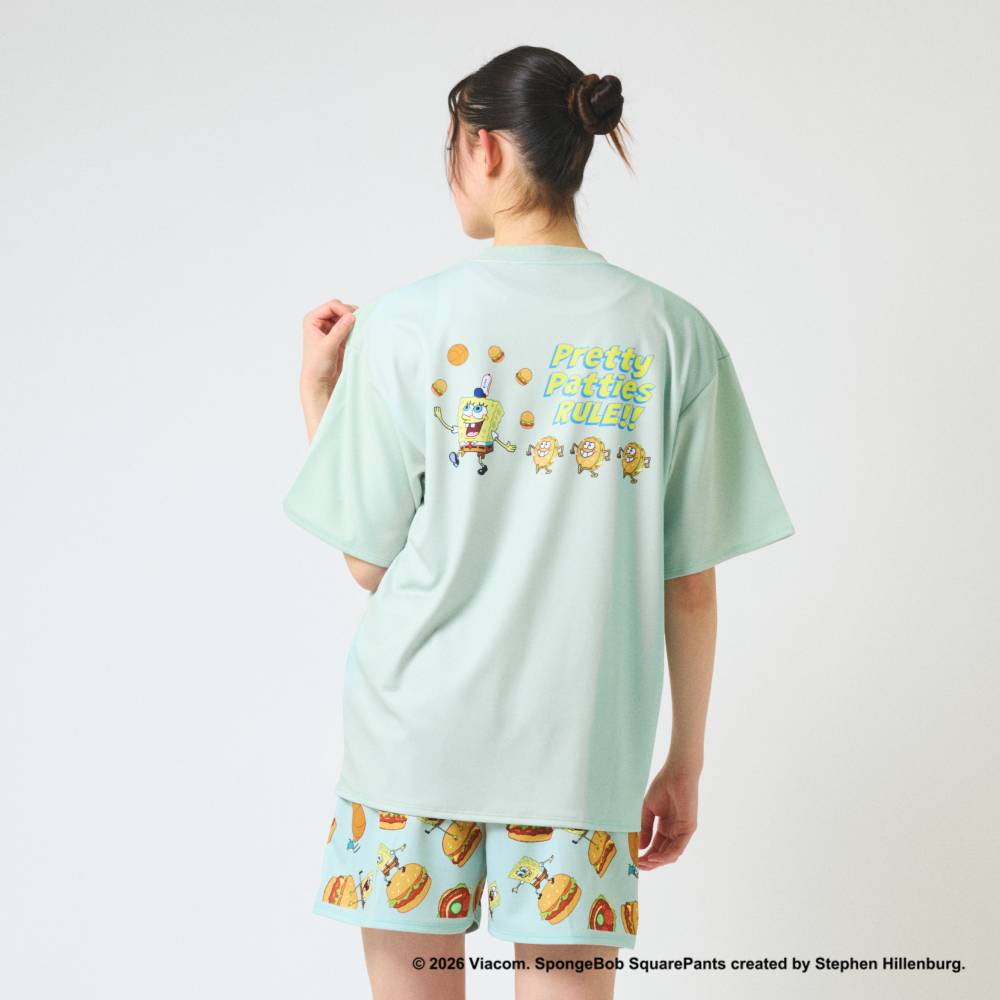 【6/26(金)発売】Tシャツ スポンジ･ボブ プリティ パティーズ ルール SMT26126S【3カラー展開】