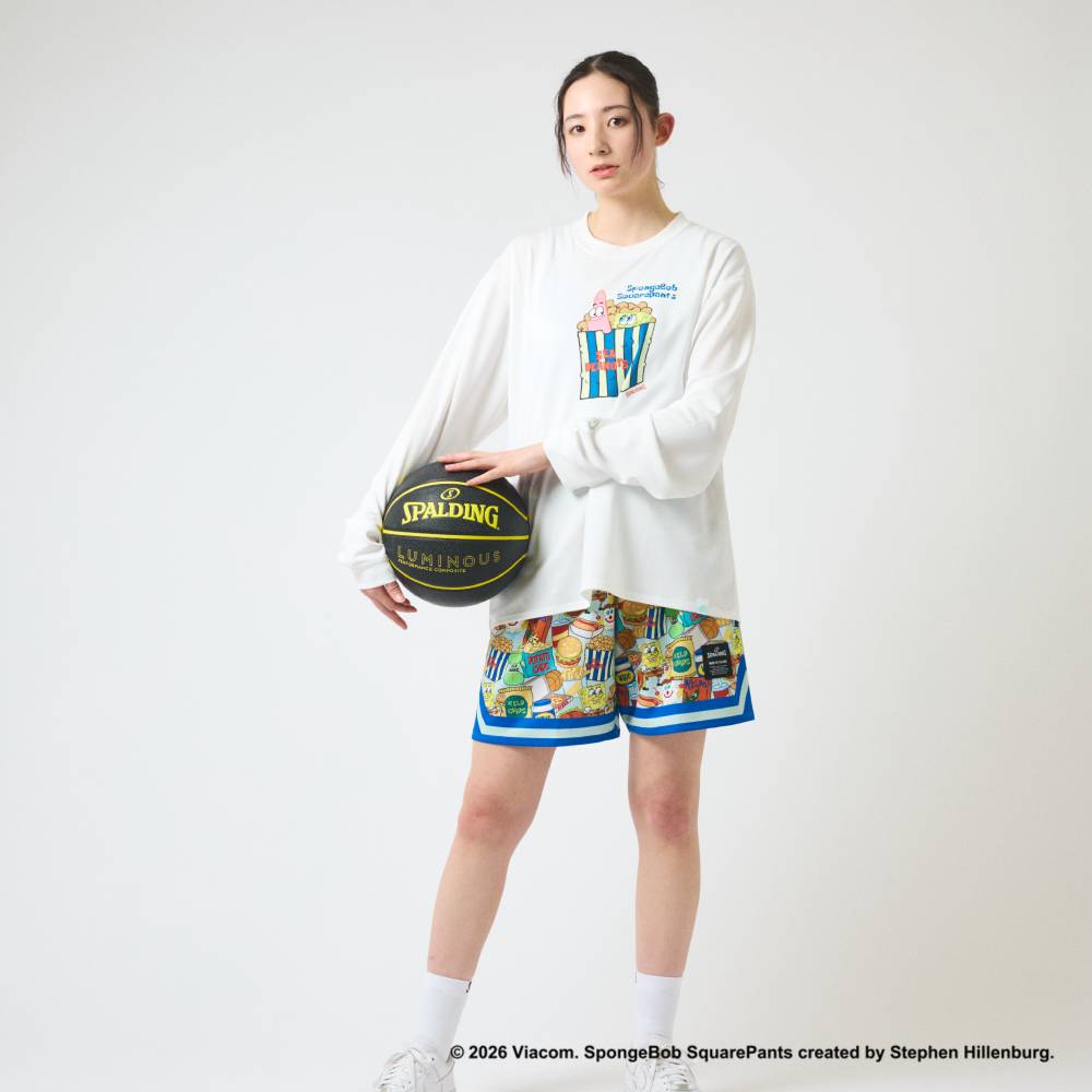 ロングスリーブTシャツ スポンジ･ボブ シーピーナッツ SMT26128S【3カラー展開】