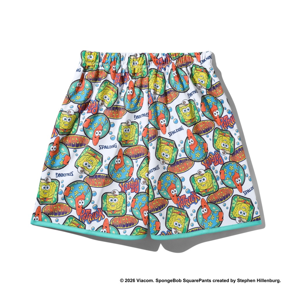 【再入荷】ジュニア プラクティスパンツ スポンジ･ボブ ビーチシャック SJP26050S【3カラー展開】