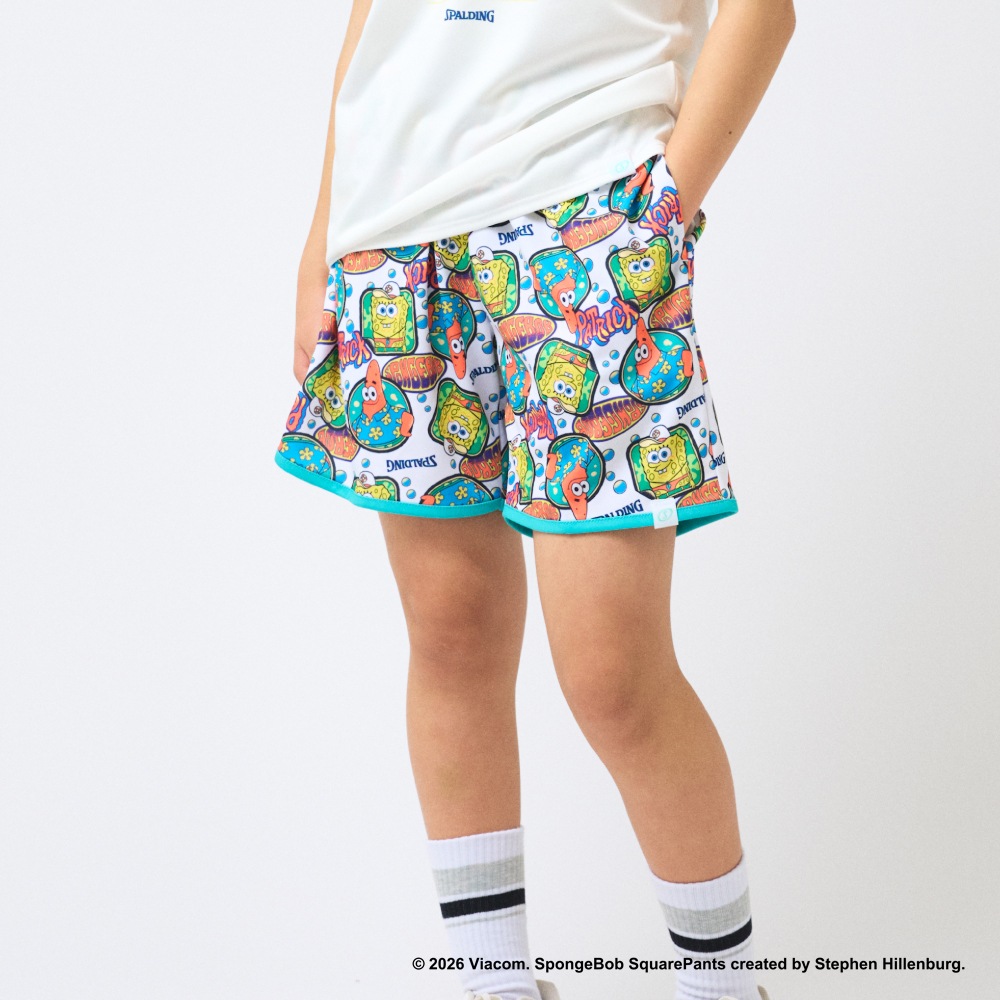 【再入荷】ジュニア プラクティスパンツ スポンジ･ボブ ビーチシャック SJP26050S【3カラー展開】