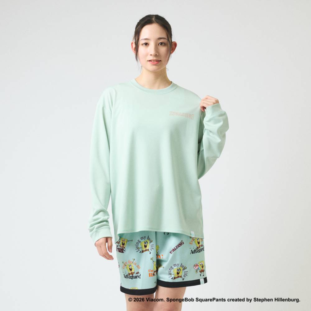 ロングスリーブTシャツ スポンジ・ボブ チル SMT26130S【3カラー展開】