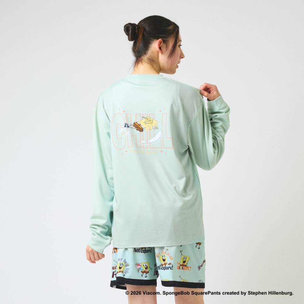 ロングスリーブTシャツ スポンジ・ボブ チル SMT26130S【3カラー展開】