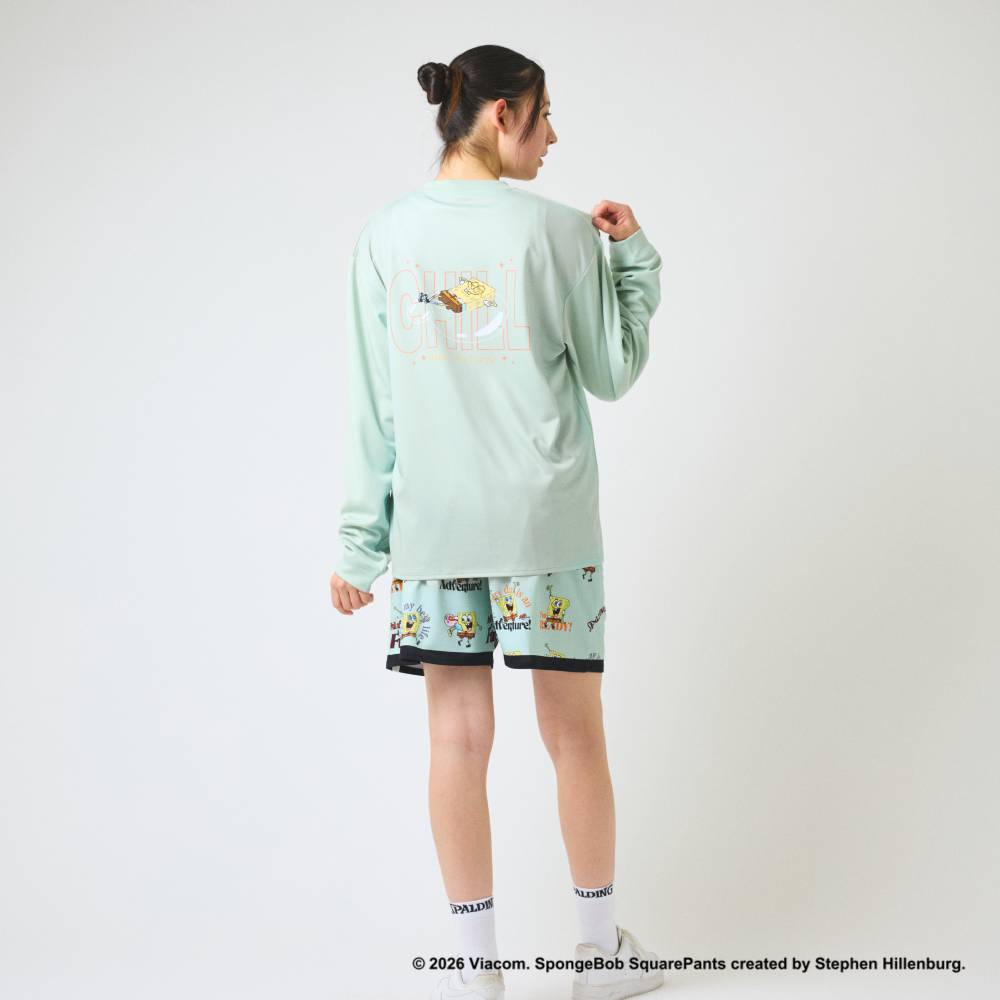 ロングスリーブTシャツ スポンジ・ボブ チル SMT26130S【3カラー展開】