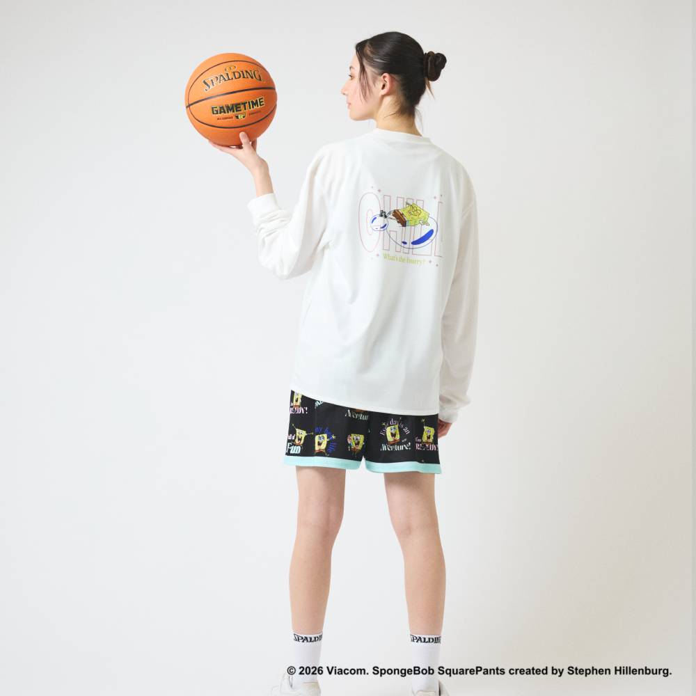 ロングスリーブTシャツ スポンジ・ボブ チル SMT26130S【3カラー展開】