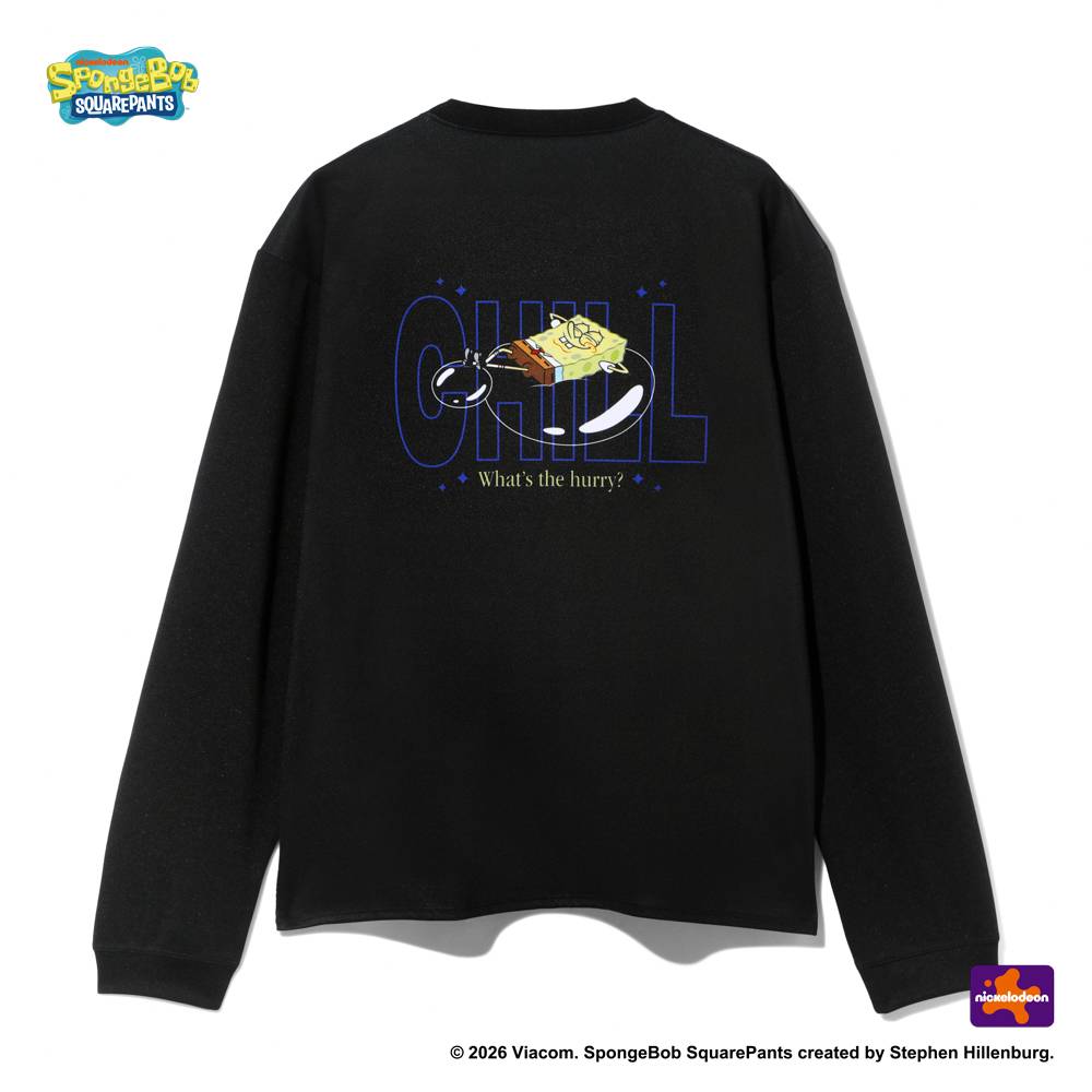 ロングスリーブTシャツ スポンジ・ボブ チル SMT26130S【3カラー展開】