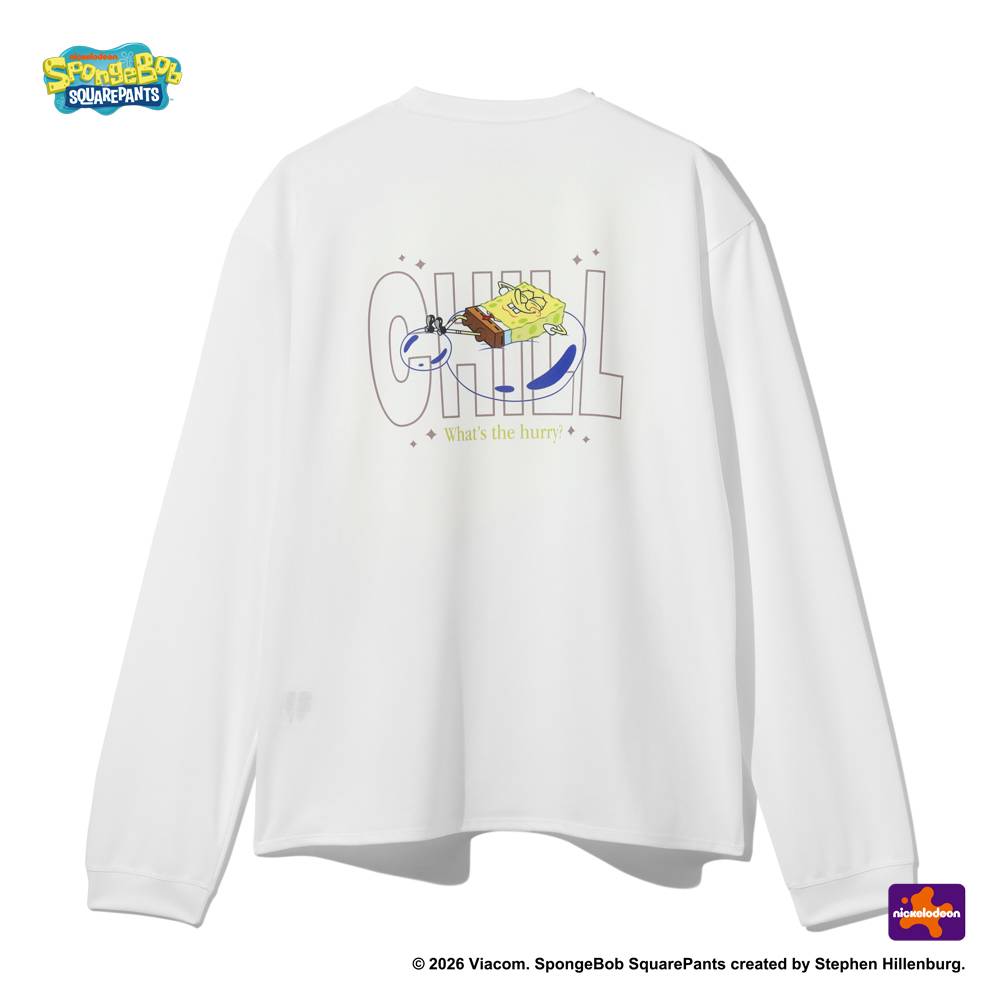 ロングスリーブTシャツ スポンジ・ボブ チル SMT26130S【3カラー展開】