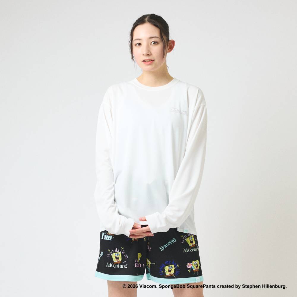 ロングスリーブTシャツ スポンジ・ボブ チル SMT26130S【3カラー展開】