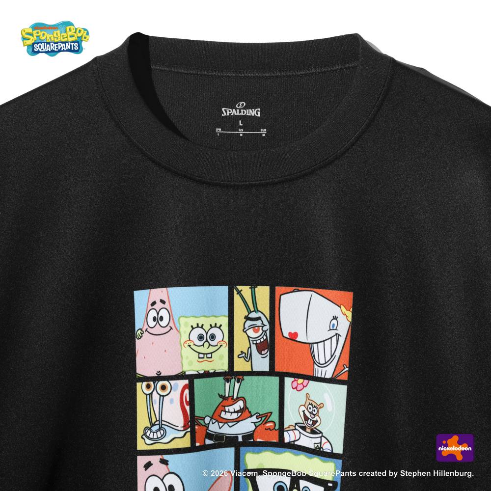 ロングスリーブTシャツ スポンジ･ボブ ビッグフェイス キャラクターズ SMT26131S【3カラー展開】