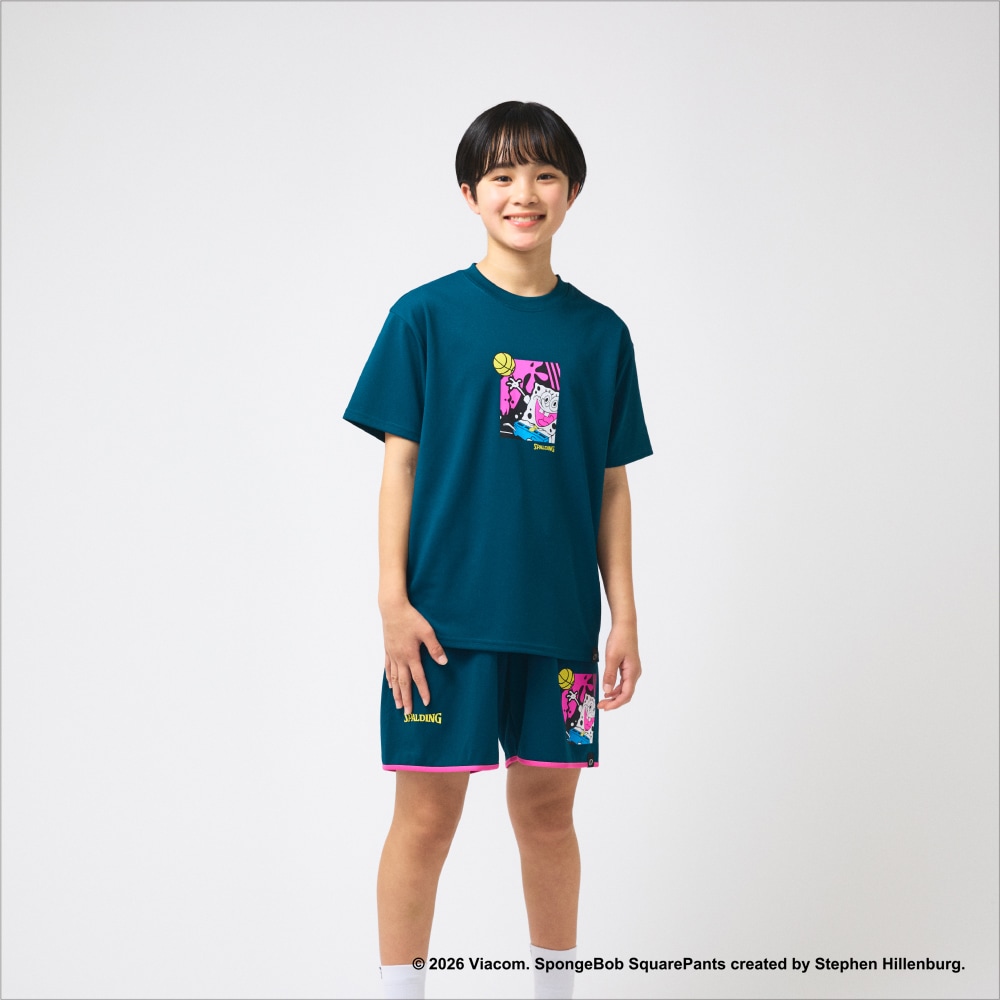 ジュニア Tシャツ スポンジ･ボブ マイアミナイス SJT26041S【4カラー展開】