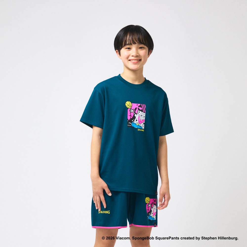 ジュニア Tシャツ スポンジ･ボブ マイアミナイス SJT26041S【4カラー展開】