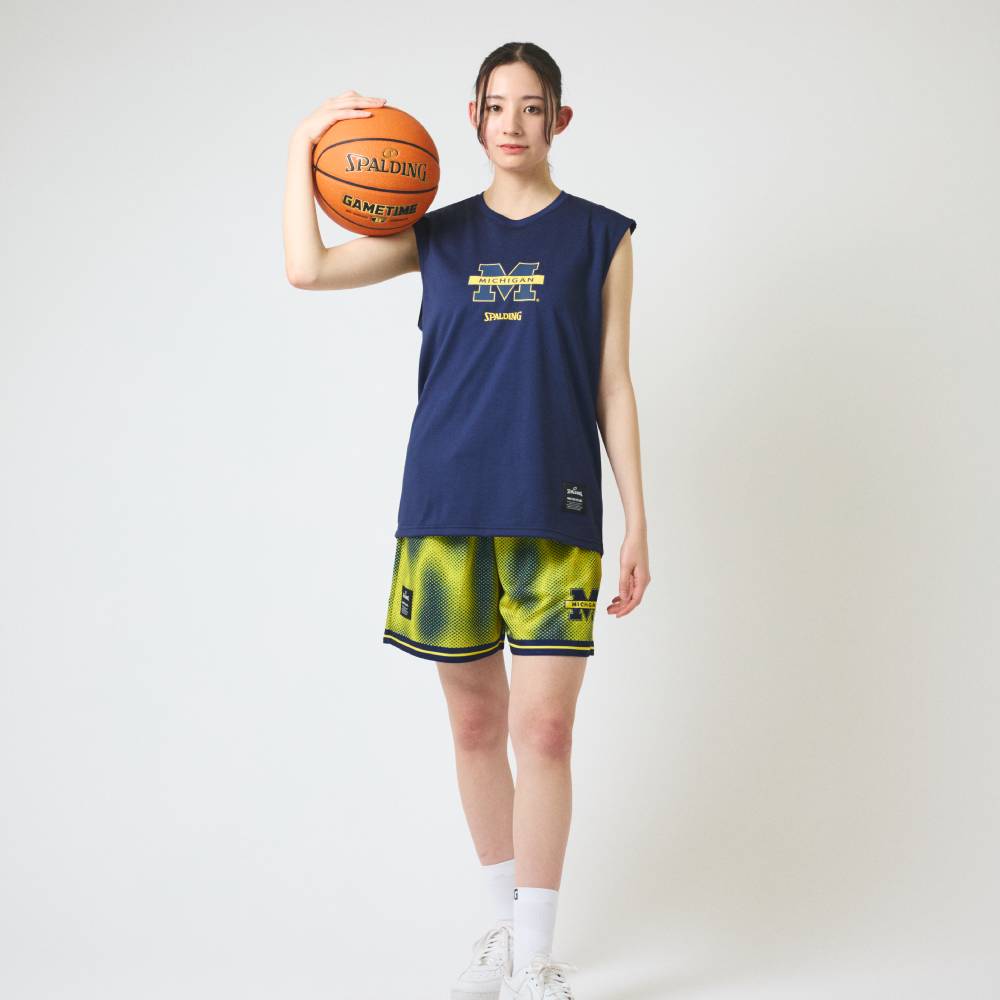 【7/3(金)発売】スリーブレス トップ ミシガン M ロゴ SMT26132M【3カラー展開】