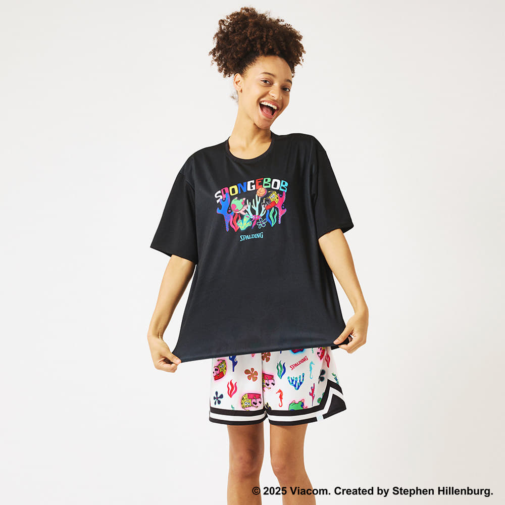 Tシャツ スポンジボブ アンダーザシー SMT25151S【3カラー展開】