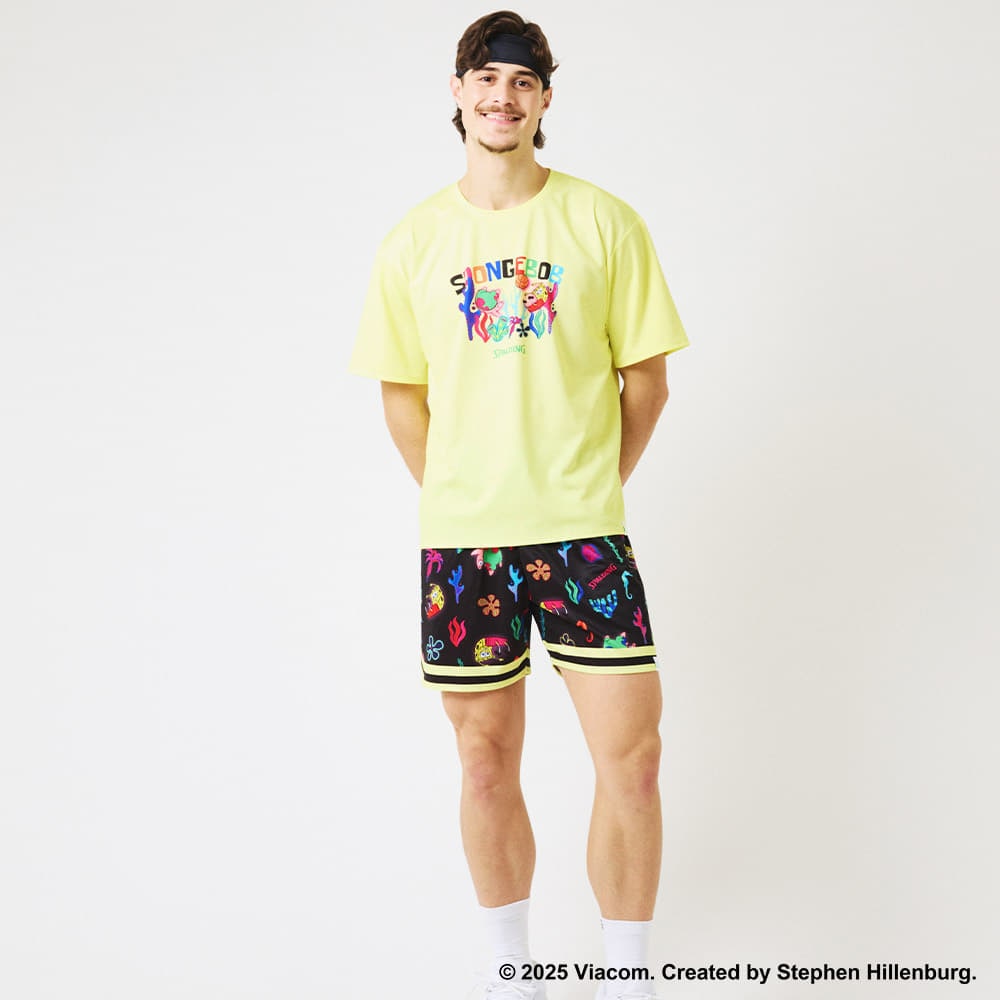 Tシャツ スポンジボブ アンダーザシー SMT25151S【3カラー展開】