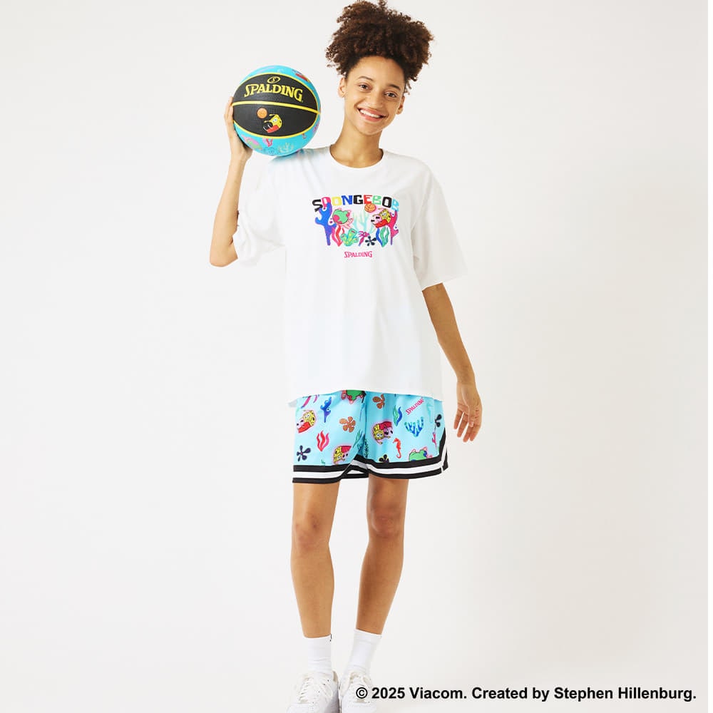 Tシャツ スポンジボブ アンダーザシー SMT25151S【3カラー展開】