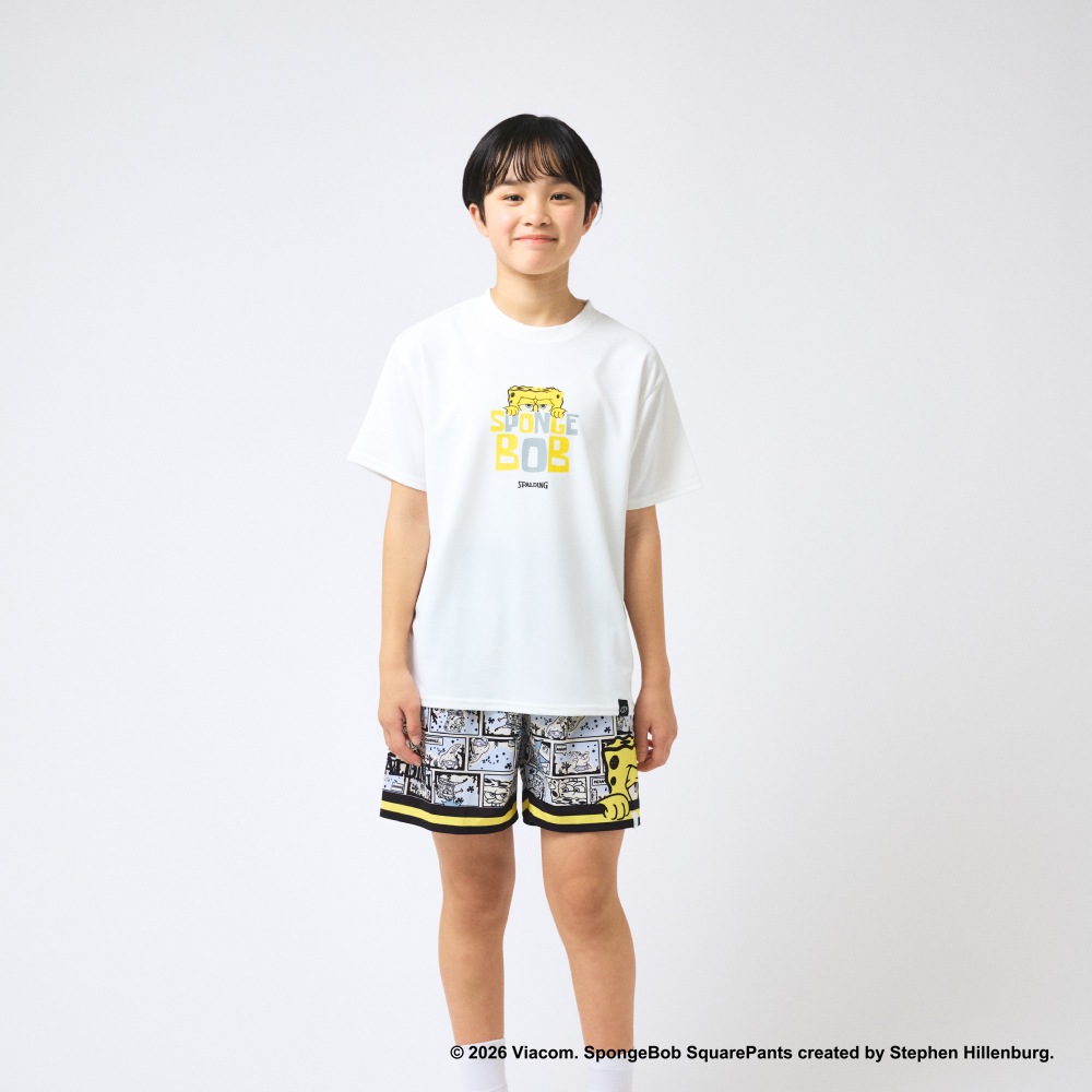 ジュニア Tシャツ スポンジ･ボブ モノクローム SJT26043S【3カラー展開】
