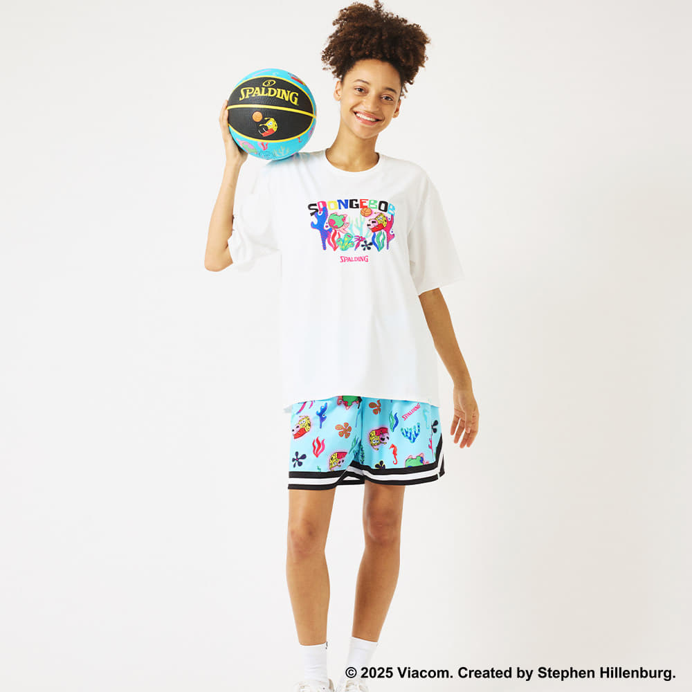 ジャージーショーツ スポンジボブ アンダーザシー SMP25152S【3カラー展開】