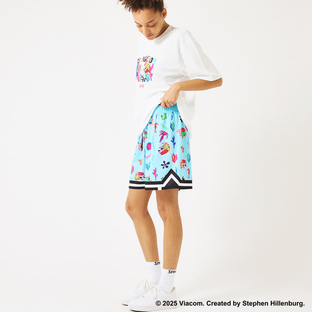 ジャージーショーツ スポンジボブ アンダーザシー SMP25152S【3カラー展開】